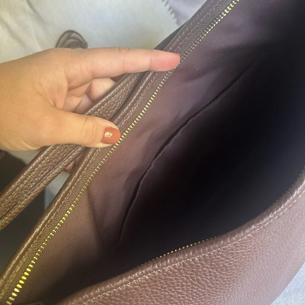 Coach Large Laurel Shoulder Bag in Maple - Picture 7 of 9